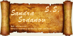 Sandra Srdanov vizit kartica